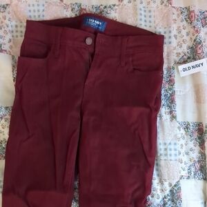 Old Navy Women's Burgundy Jeans